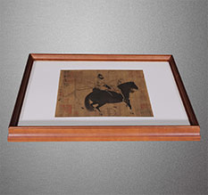 惠来书画装裱配框服务案例